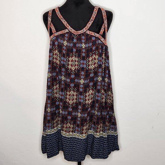 Flying Tomato Woman's Multi Strap Tank Dress Size Medium - Picture 2 of 6